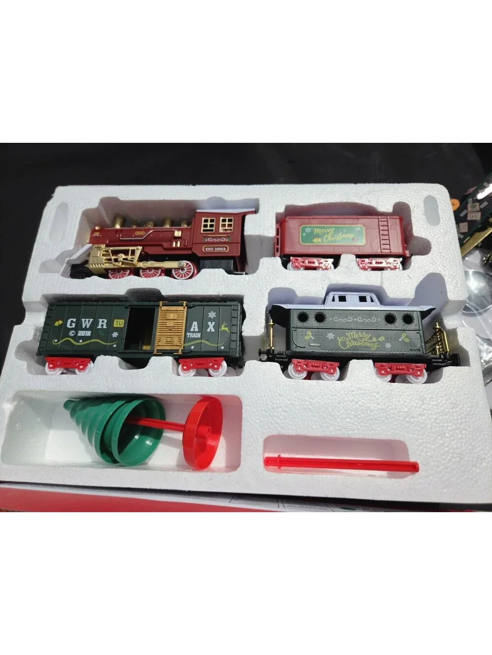 Steam rail Car train NO track